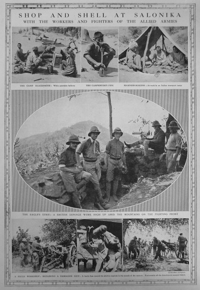 From  ‘The Graphic’, 30 September 1916 ─  workers and fighters but no sign of the enemy